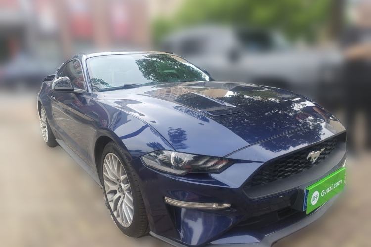 Used Ford Mustang 2019 2.3L EcoBoost Dark Knight Sport Edition Front Right 45 Deg