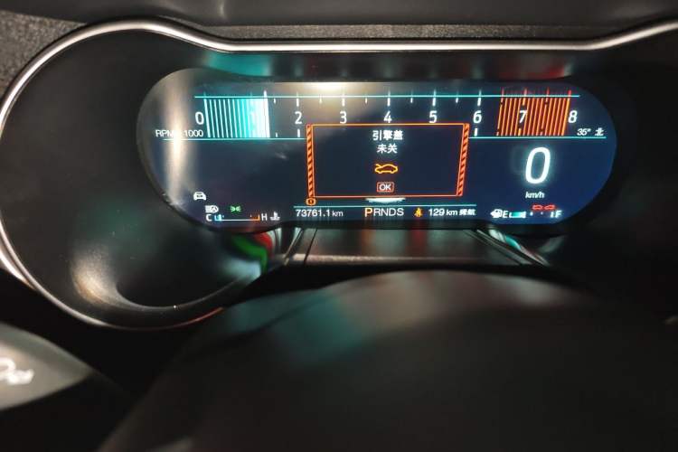 Used Ford Mustang 2019 2.3L EcoBoost Odometer Close Up