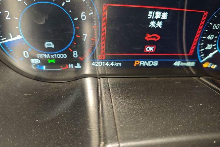 Used Ford Mustang 2019 2.3L EcoBoost Odometer Close Up