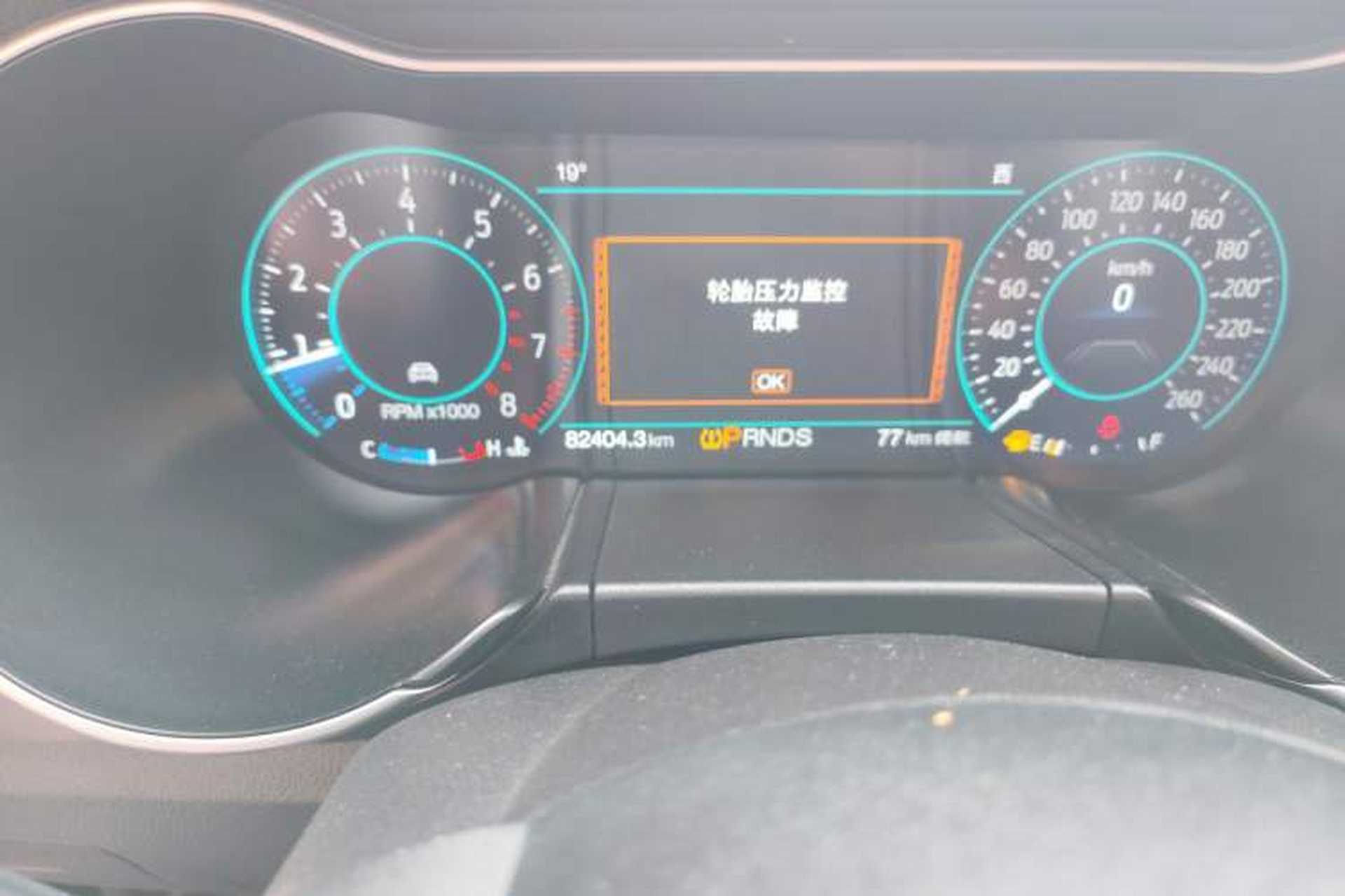 Used Ford Mustang 2019 2.3L EcoBoost Odometer Close Up