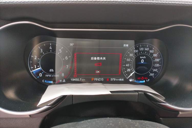 Used Ford Mustang 2019 2.3L EcoBoost Odometer Close Up