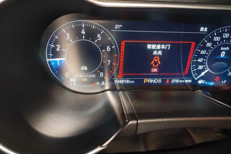 Used Ford Mustang 2019 2.3L EcoBoost Odometer Close Up