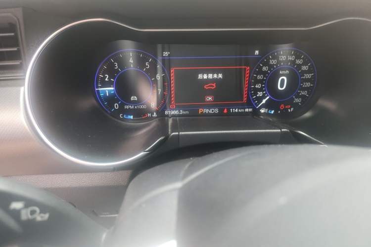 Used Ford Mustang 2019 2.3L EcoBoost Dark Knight Sport Edition Odometer Close Up