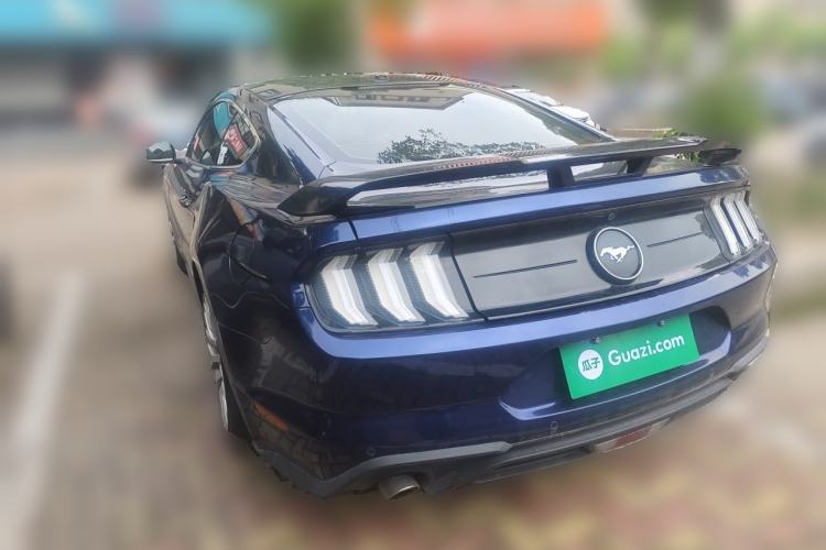 Used Ford Mustang 2019 2.3L EcoBoost Dark Knight Sport Edition Rear Left 45 Deg