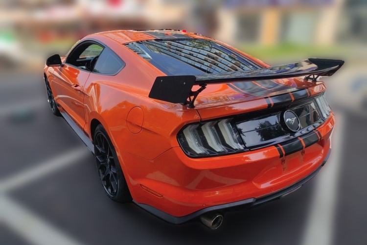 Used Ford Mustang 2019 2.3L EcoBoost Dark Knight Sport Edition Rear Left 45 Deg
