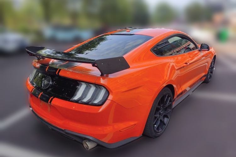 Used Ford Mustang 2019 2.3L EcoBoost Dark Knight Sport Edition Rear Right 45 Deg