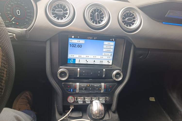 Used Ford Mustang 2019 2.3L EcoBoost Dark Knight Sport Edition Audio And AC Panel