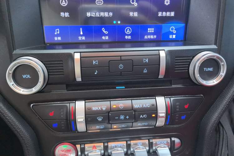 Used Ford Mustang 2019 2.3L EcoBoost Audio And AC Panel