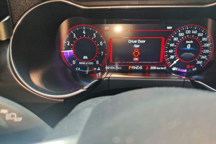 Used Ford Mustang 2019 2.3L EcoBoost Odometer Close Up