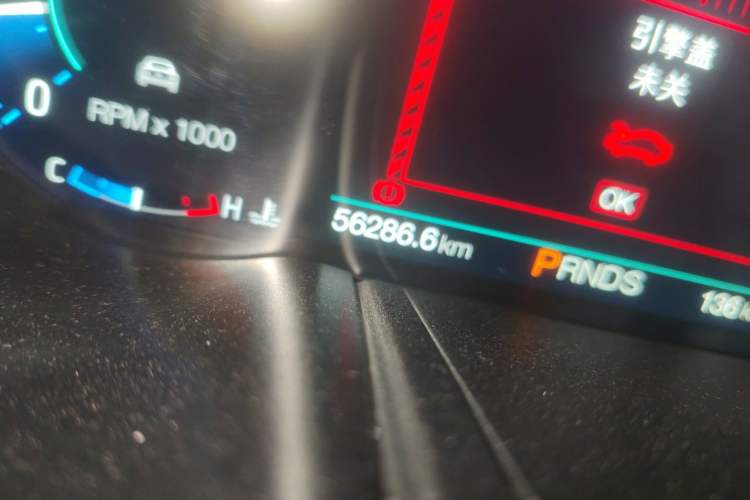 Used Ford Mustang 2019 2.3L EcoBoost Odometer Close Up
