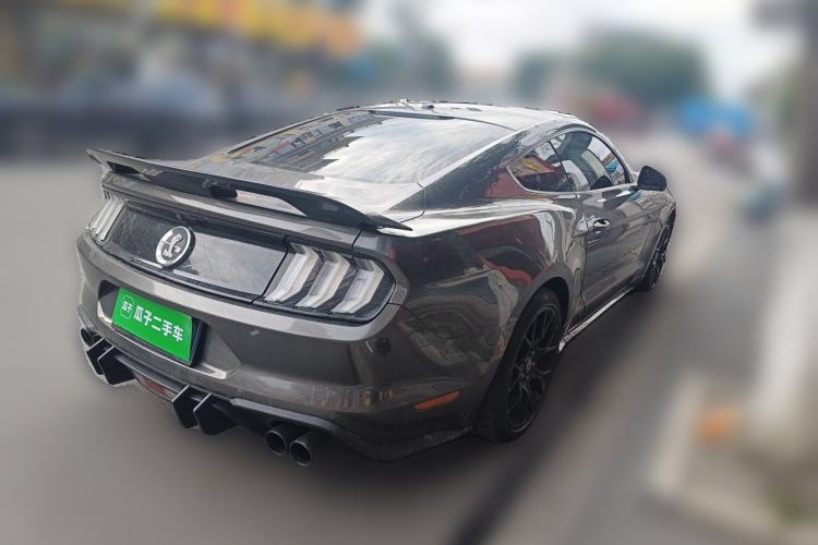Used Ford Mustang 2019 2.3L EcoBoost Dark Knight Sport Edition Rear Right 45 Deg