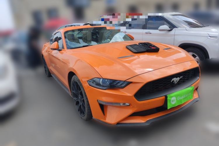 Used Ford Mustang 2019 2.3L EcoBoost Dark Knight Sport Edition Front Right 45 Deg