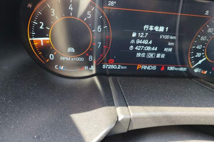 Used Ford Mustang 2019 2.3L EcoBoost Dark Knight Sport Edition Odometer Close Up