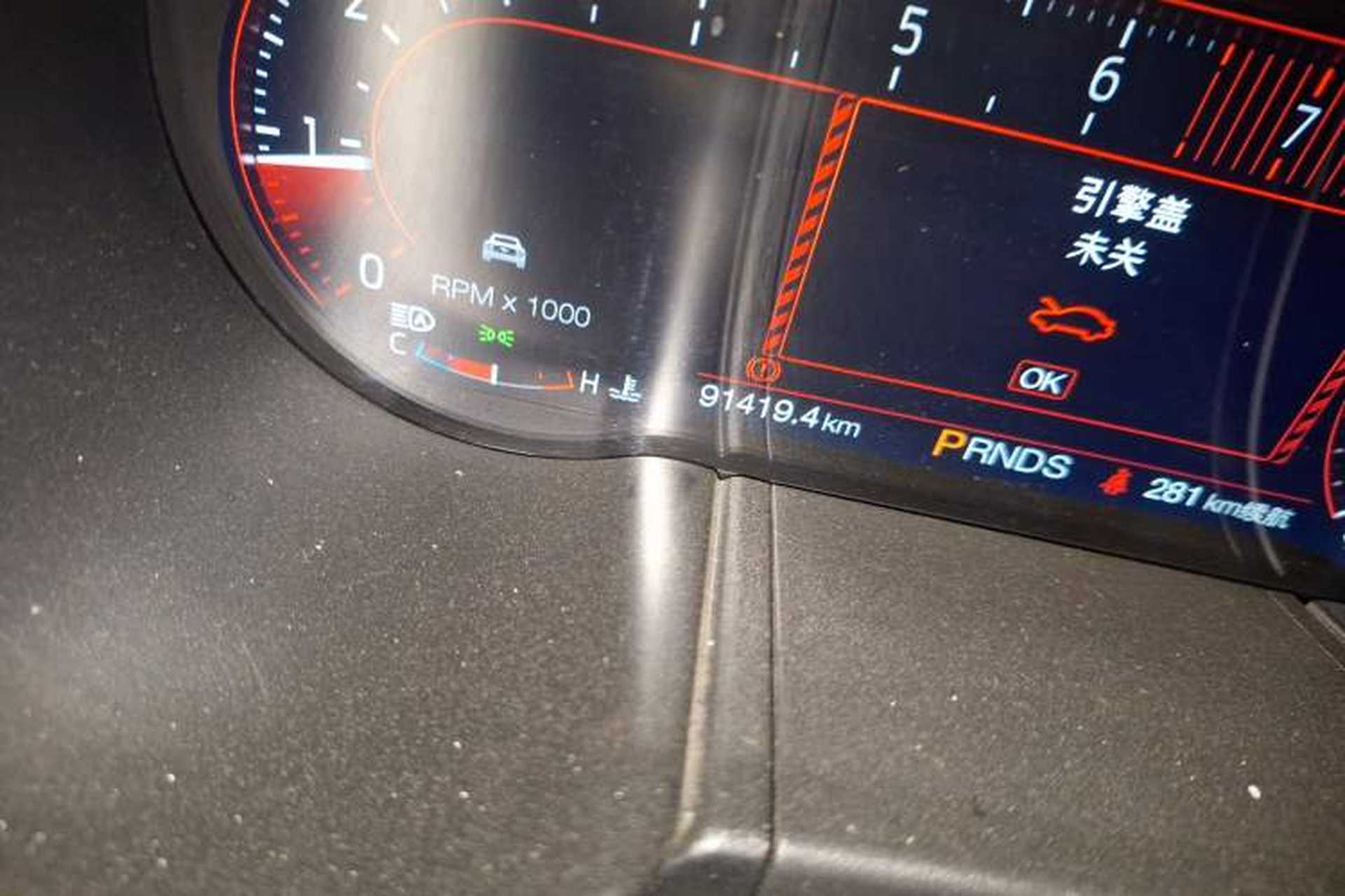 Used Ford Mustang 2019 2.3L EcoBoost Odometer Close Up