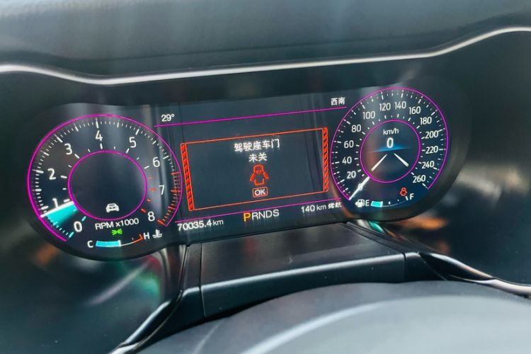 Used Ford Mustang 2019 2.3L EcoBoost Odometer Close Up