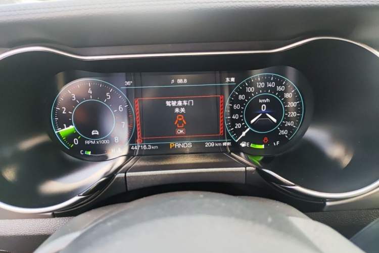 Used Ford Mustang 2019 2.3L EcoBoost Odometer Close Up