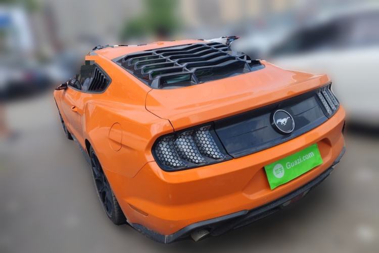 Used Ford Mustang 2019 2.3L EcoBoost Dark Knight Sport Edition Rear Left 45 Deg