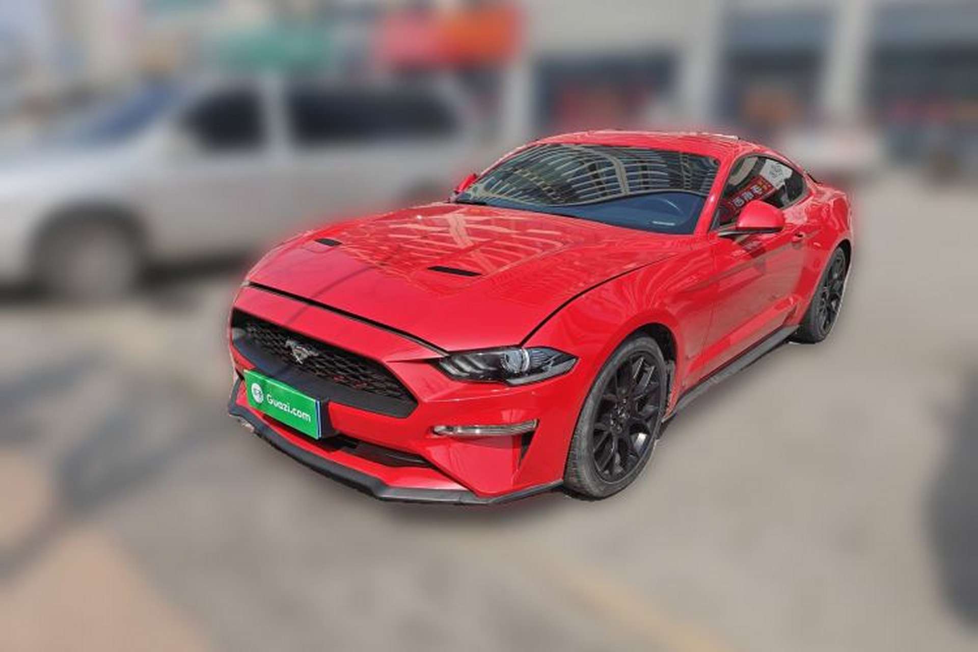 Used Ford Mustang 2019 2.3L EcoBoost Dark Knight Sport Edition Front Left 45 Deg