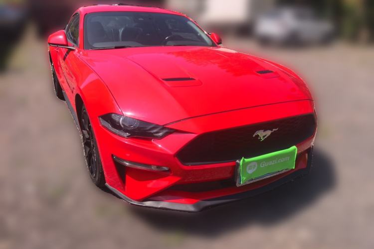 Used Ford Mustang 2019 2.3L EcoBoost Dark Knight Sport Edition Front Right 45 Deg
