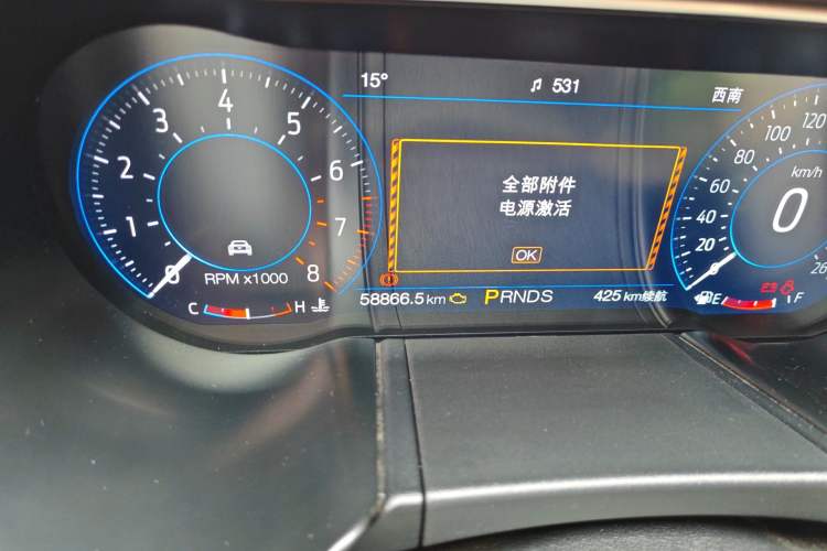 Used Ford Mustang 2019 2.3L EcoBoost Odometer Close Up