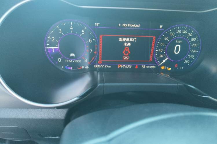 Used Ford Mustang 2019 2.3L EcoBoost Odometer Close Up