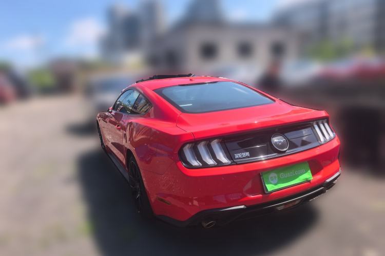Used Ford Mustang 2019 2.3L EcoBoost Dark Knight Sport Edition Rear Left 45 Deg