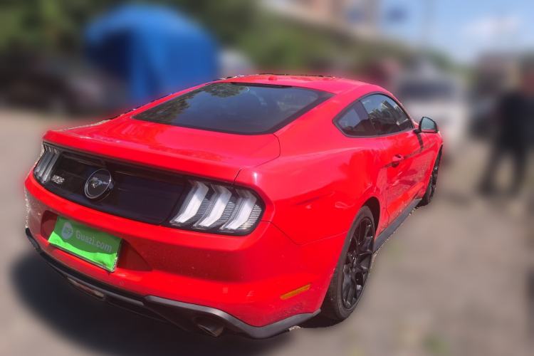 Used Ford Mustang 2019 2.3L EcoBoost Dark Knight Sport Edition Rear Right 45 Deg