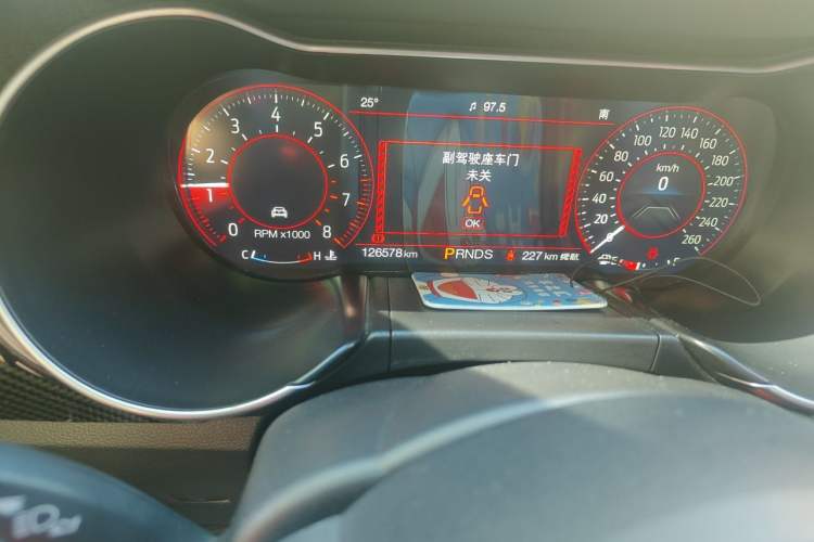 Used Ford Mustang 2019 2.3L EcoBoost Odometer Close Up