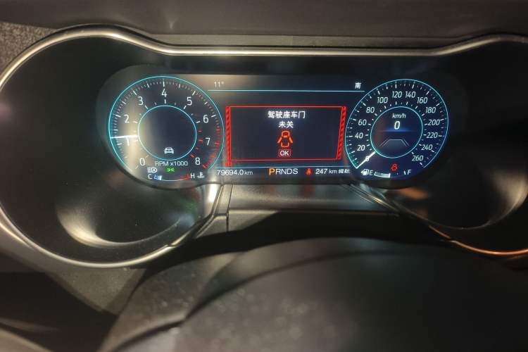 Used Ford Mustang 2019 2.3L EcoBoost Odometer Close Up
