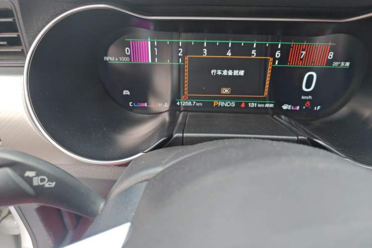 Used Ford Mustang 2019 2.3L EcoBoost Odometer Close Up