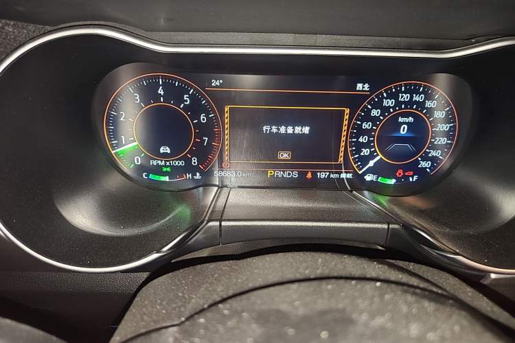 Used Ford Mustang 2019 2.3L EcoBoost Odometer Close Up