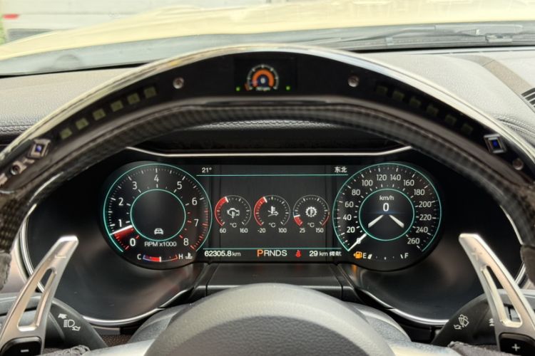 Used Ford Mustang 2019 2.3L EcoBoost Odometer Close Up