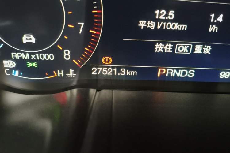 Used Ford Mustang 2019 2.3L EcoBoost Odometer Close Up
