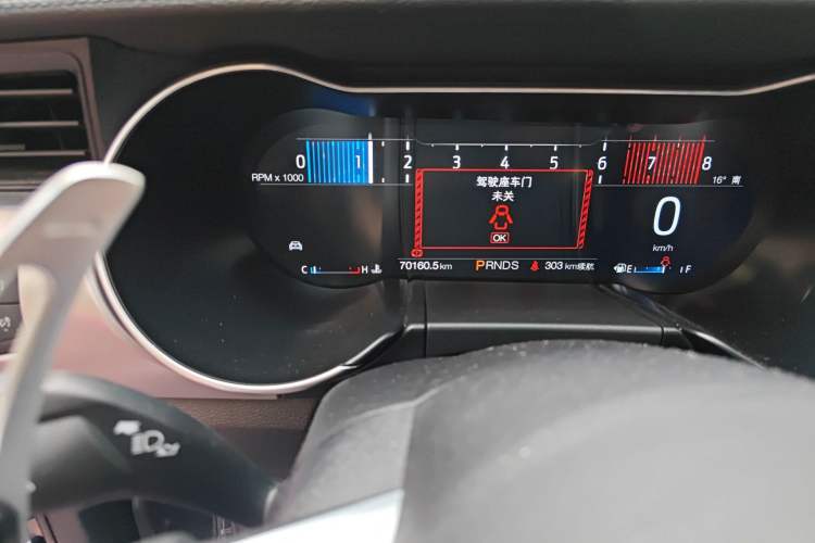 Used Ford Mustang 2020 2.3L EcoBoost Odometer Close Up