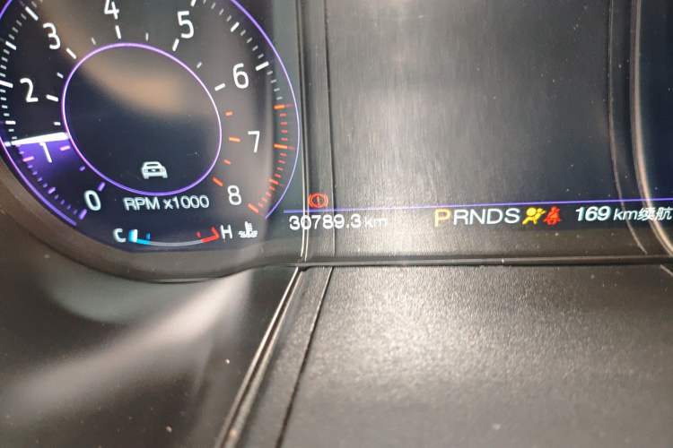 Used Ford Mustang 2020 2.3L EcoBoost Odometer Close Up