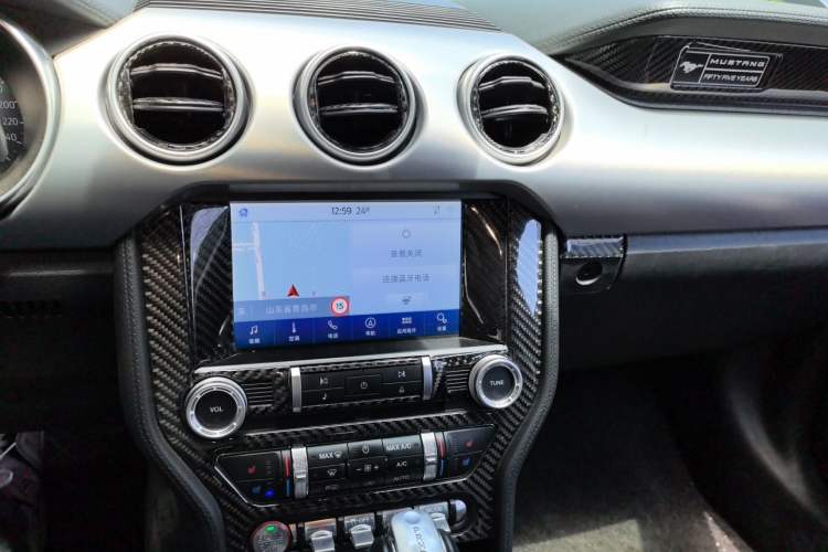 Used Ford Mustang 2020 2.3L EcoBoost Audio And AC Panel