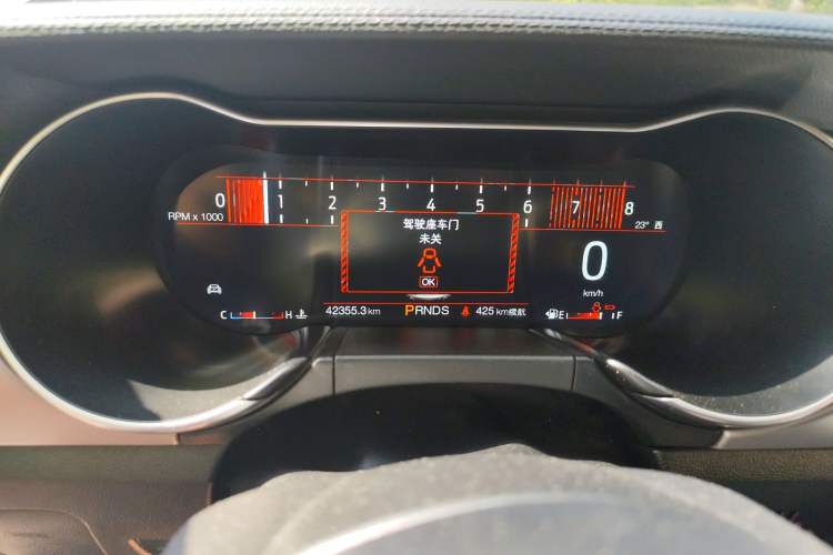Used Ford Mustang 2020 2.3L EcoBoost Odometer Close Up