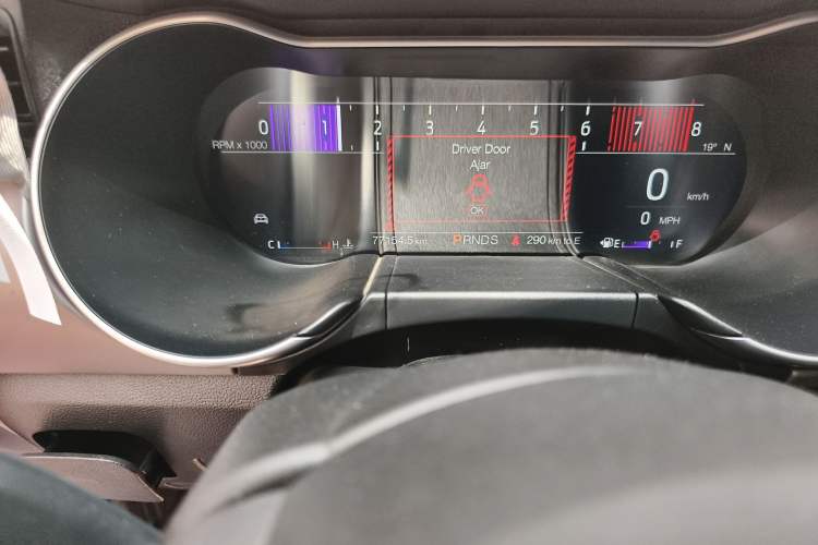 Used Ford Mustang 2020 2.3L EcoBoost Odometer Close Up