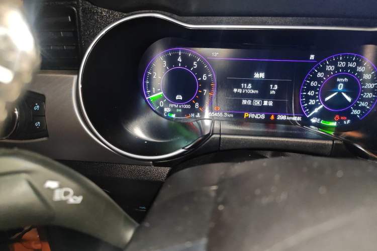Used Ford Mustang 2020 2.3L EcoBoost Odometer Close Up
