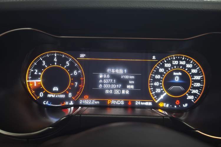 Used Ford Mustang 2020 2.3L EcoBoost Odometer Close Up