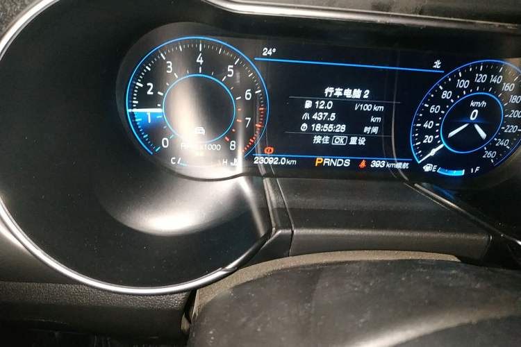 Used Ford Mustang 2020 2.3L EcoBoost Odometer Close Up