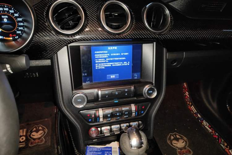 Used Ford Mustang 2020 2.3L EcoBoost Audio And AC Panel