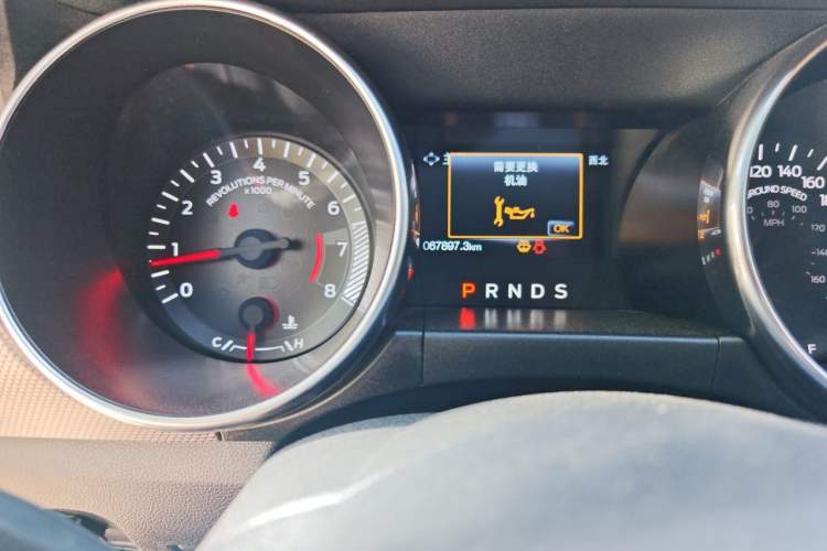 Used Ford Mustang  Odometer Close Up