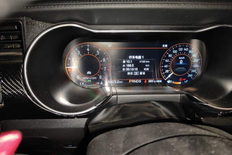 Used Ford Mustang 2020 2.3L EcoBoost Odometer Close Up