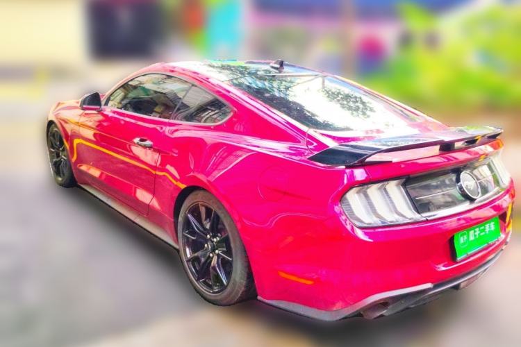 Used Ford Mustang 2020 2.3L EcoBoost Obsidian Phantom Special Edition Rear Left 45 Deg