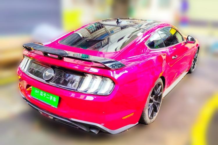 Used Ford Mustang 2020 2.3L EcoBoost Obsidian Phantom Special Edition Rear Right 45 Deg