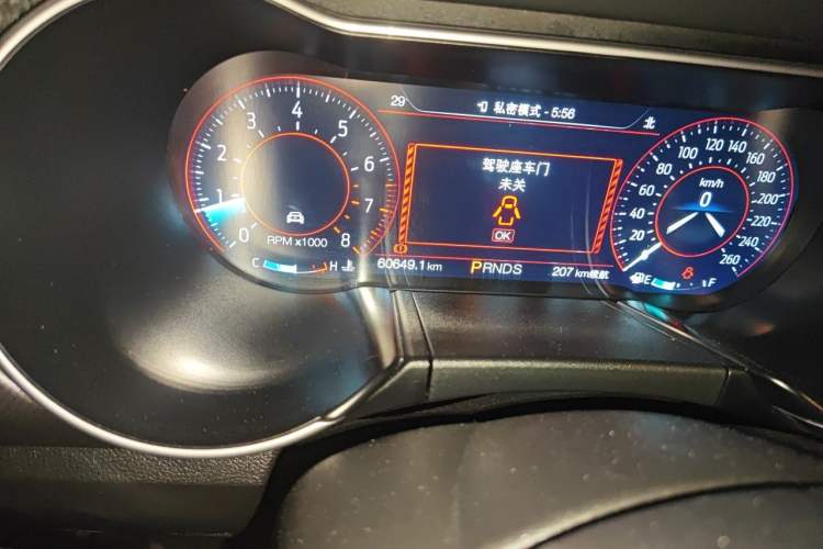 Used Ford Mustang 2020 2.3L EcoBoost Odometer Close Up