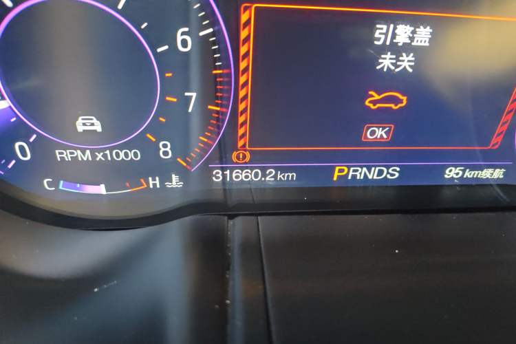 Used Ford Mustang 2020 2.3L EcoBoost Odometer Close Up