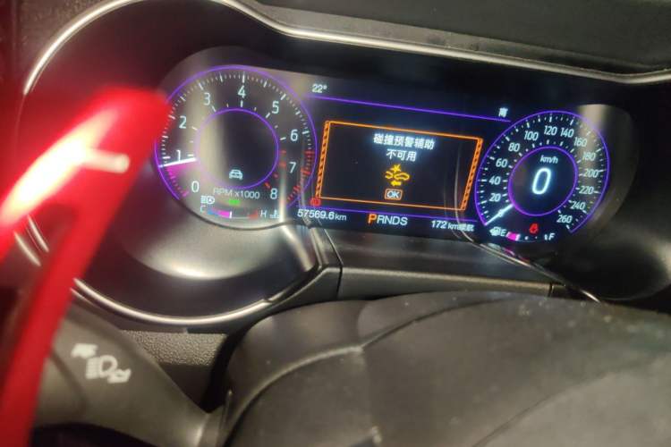 Used Ford Mustang 2020 2.3L EcoBoost Odometer Close Up