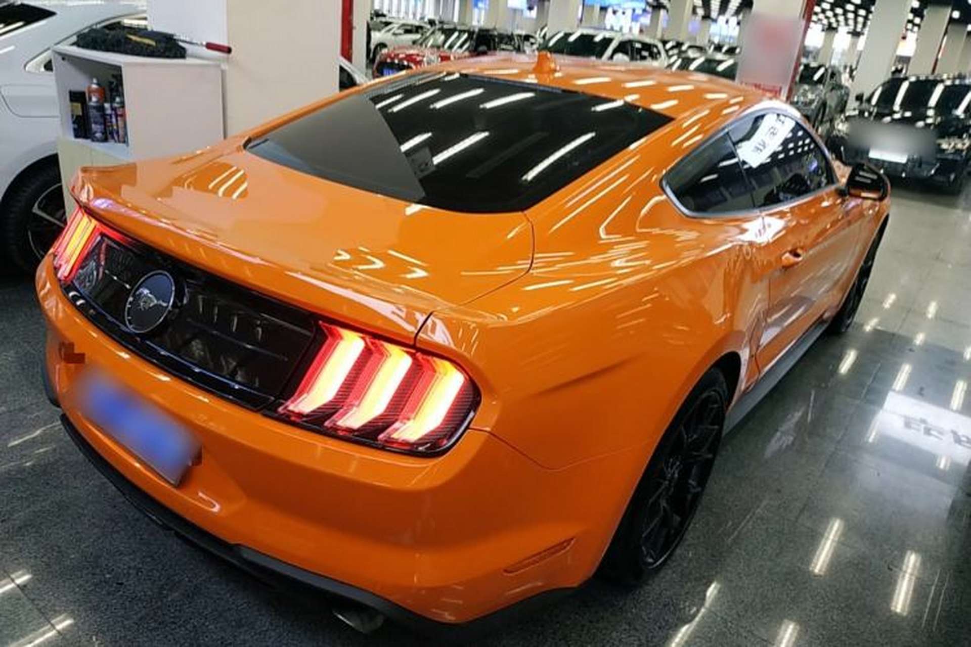 Used Ford Mustang 2020 2.3L EcoBoost Rear Right 45 Deg
